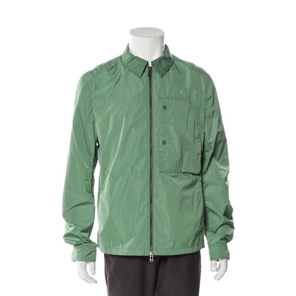 BELSTAFF Rail‎ Overshirt Jacket Men Sz Medium New Sample Green Tactical - Picture 1 of 5